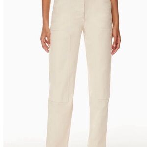 Wilfred Free Brennan Pant Utility High-waisted Cargo in Cream